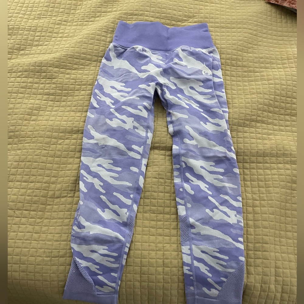 Ryderwear camo high waisted booty contour leggings 2 pairs